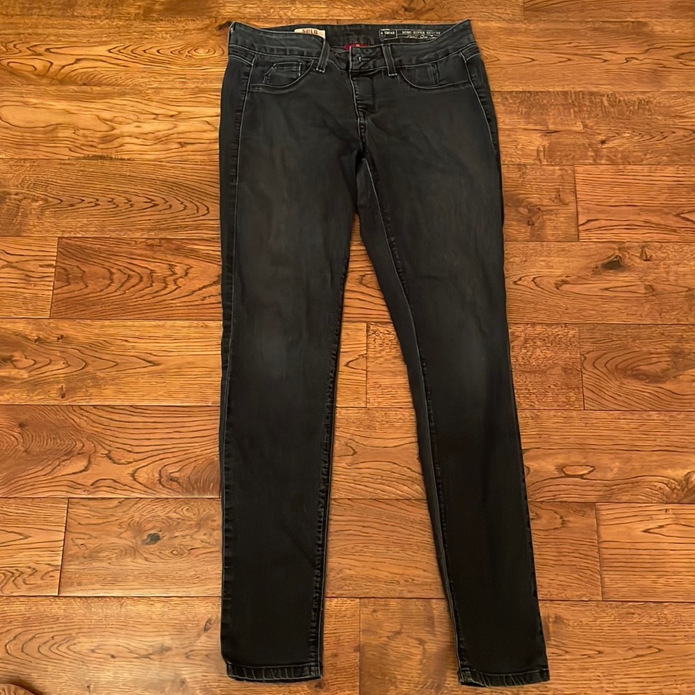 Denim skinny jeans
